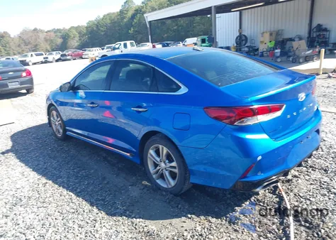 2018 Hyundai Sonata Sport z USA, uszkodzony, nr VIN 5NPE34AF3JH598130